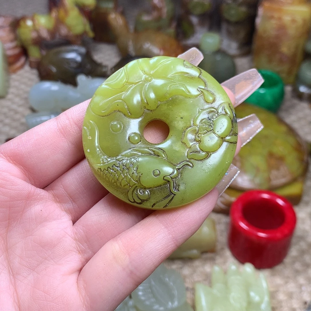 白玉菩提吊坠挂件