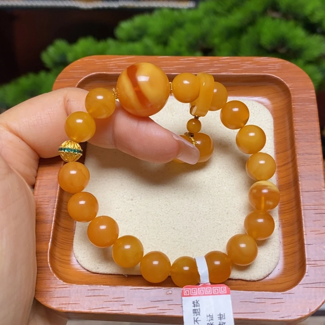 【闪购商品】手链蜜蜡未镶嵌手串