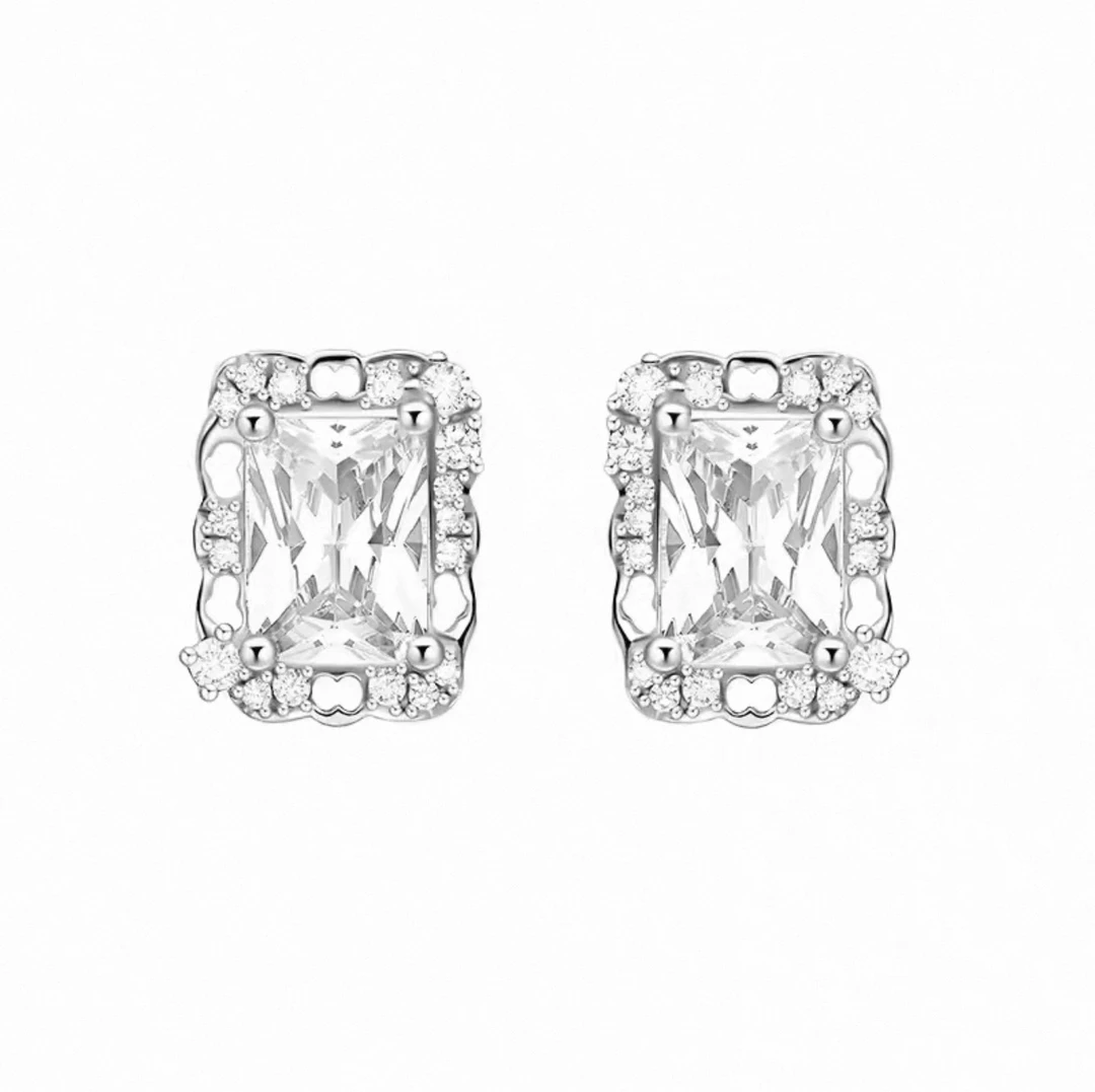 钛钢耳饰 爆闪方糖耳钉013