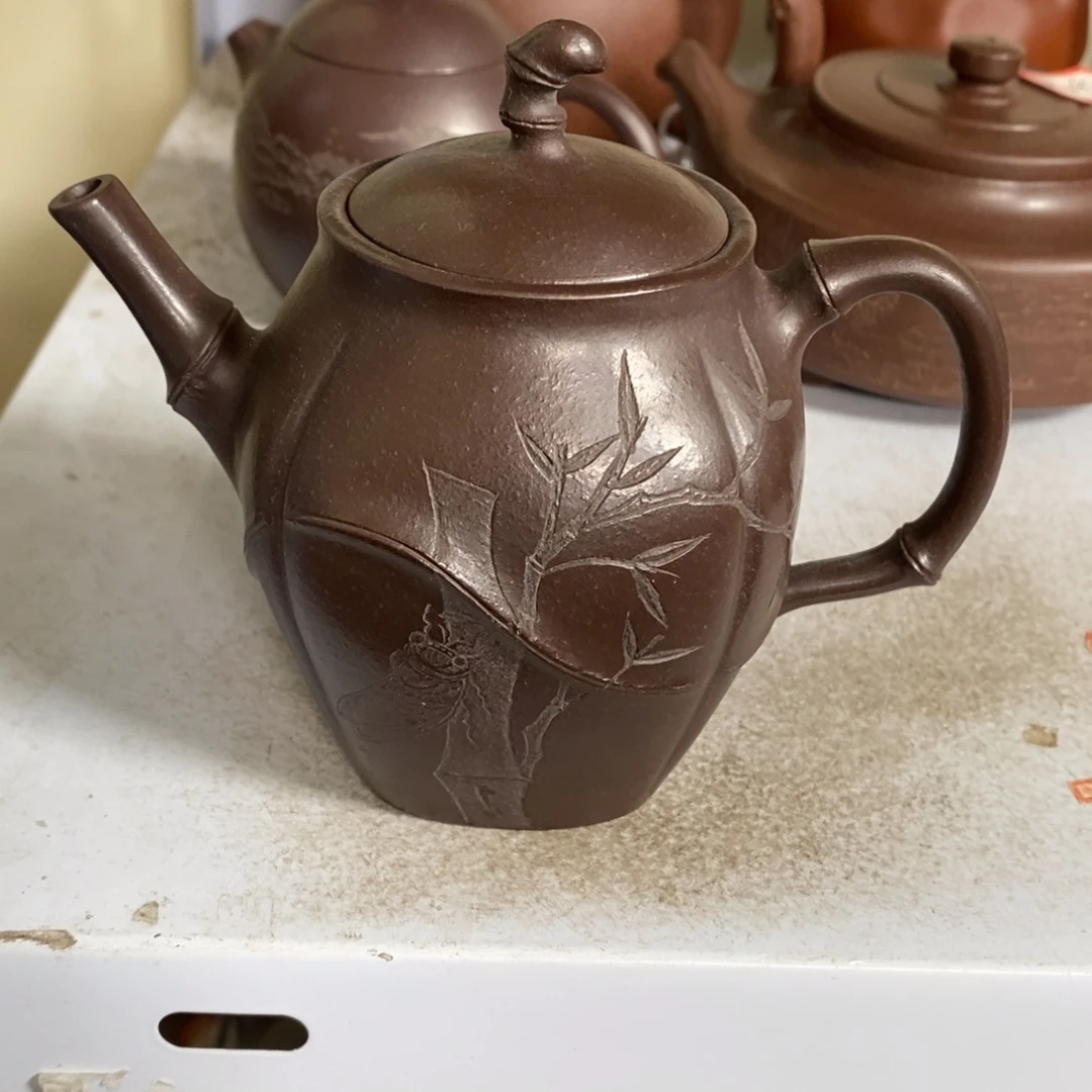 紫砂茶壶原矿手工108