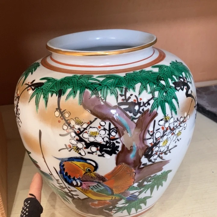 蜜安罐瓷香炉锡茶则1****?