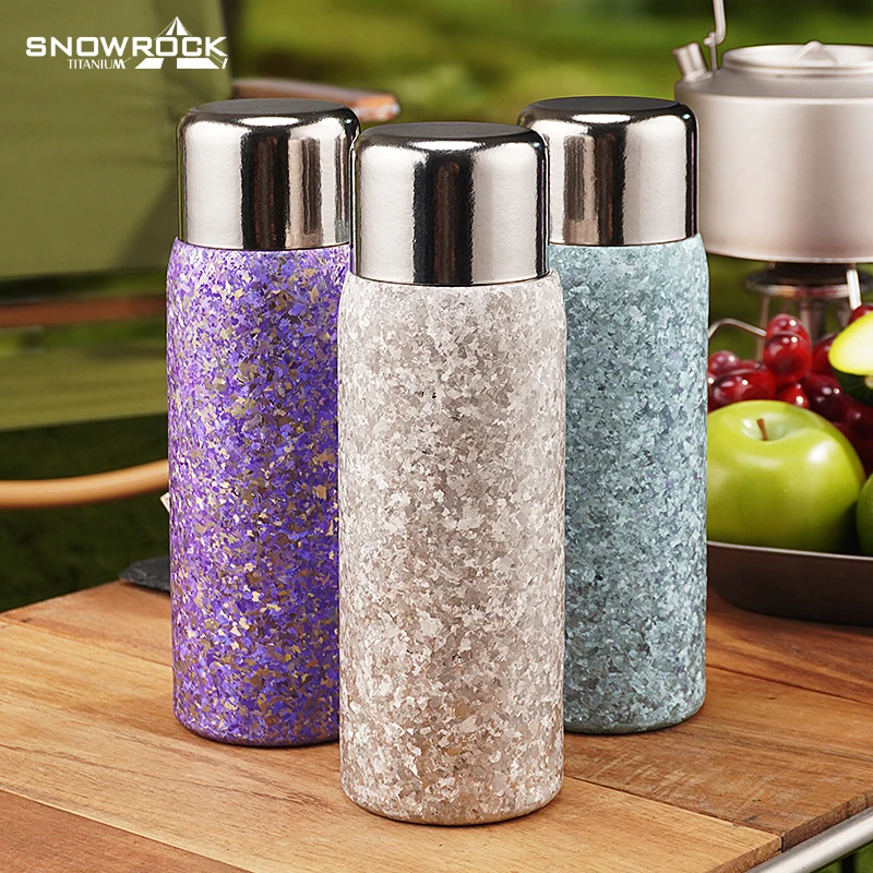 纯钛冰花480ml保温杯