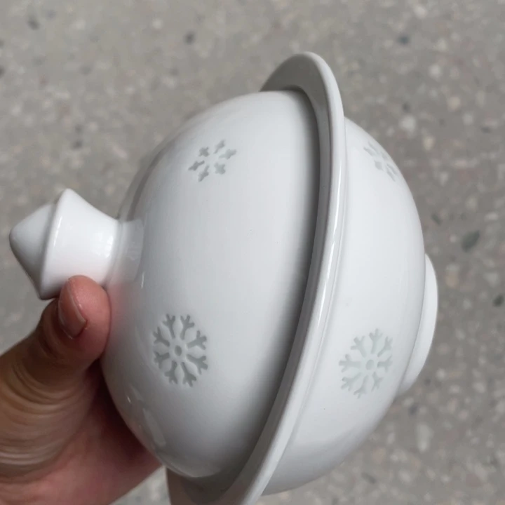 摆件景德镇高温细白瓷餐具