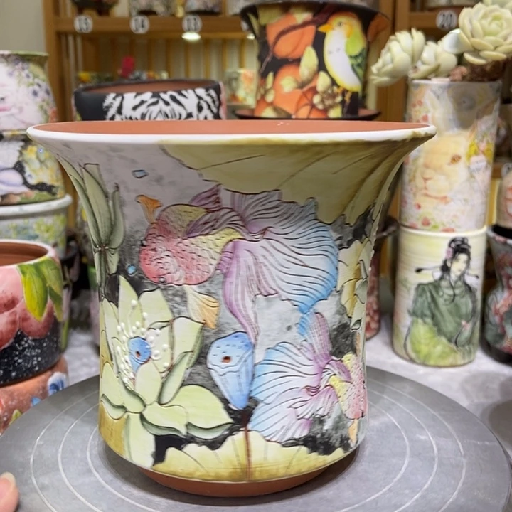 景德镇艺术手绘作品