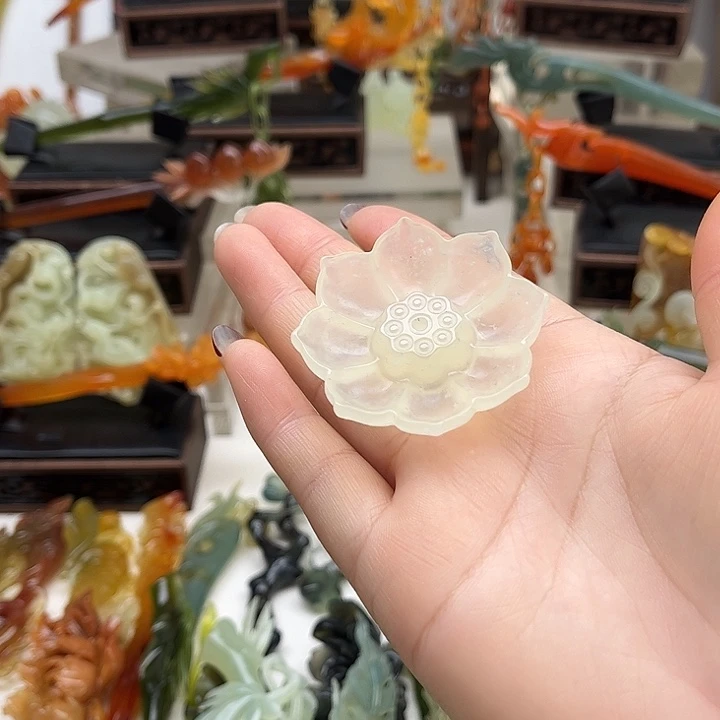 蛇纹石玉岫玉发簪未镶嵌