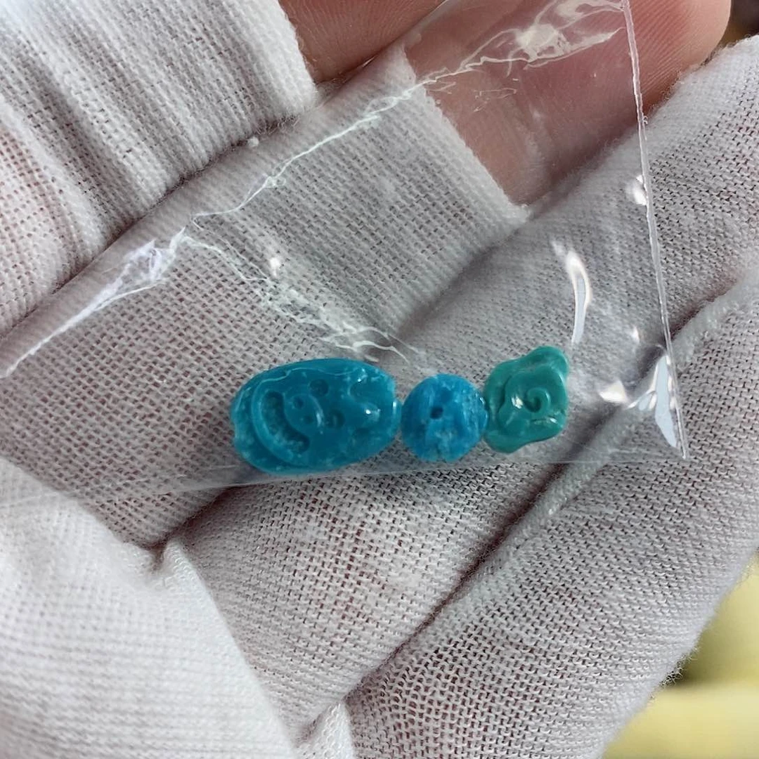 绿松石珠宝奇石未镶嵌