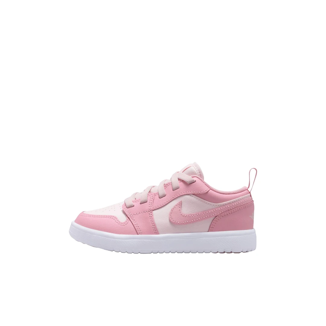 Jordan Jordan 1 ALT 经典舒适潮流 低帮 儿童板鞋 珍珠粉
