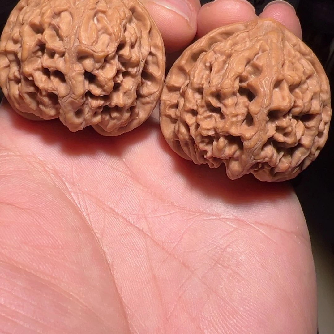 桃核把件40尺全品太行龙纹