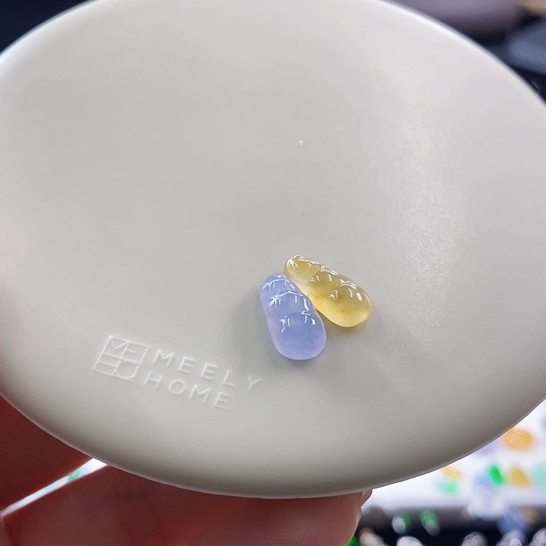 散珠翡翠双彩福豆