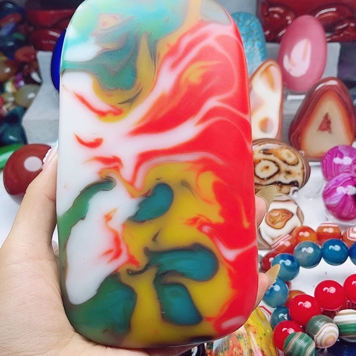 山***客玛瑙/玉髓挂件未镶嵌