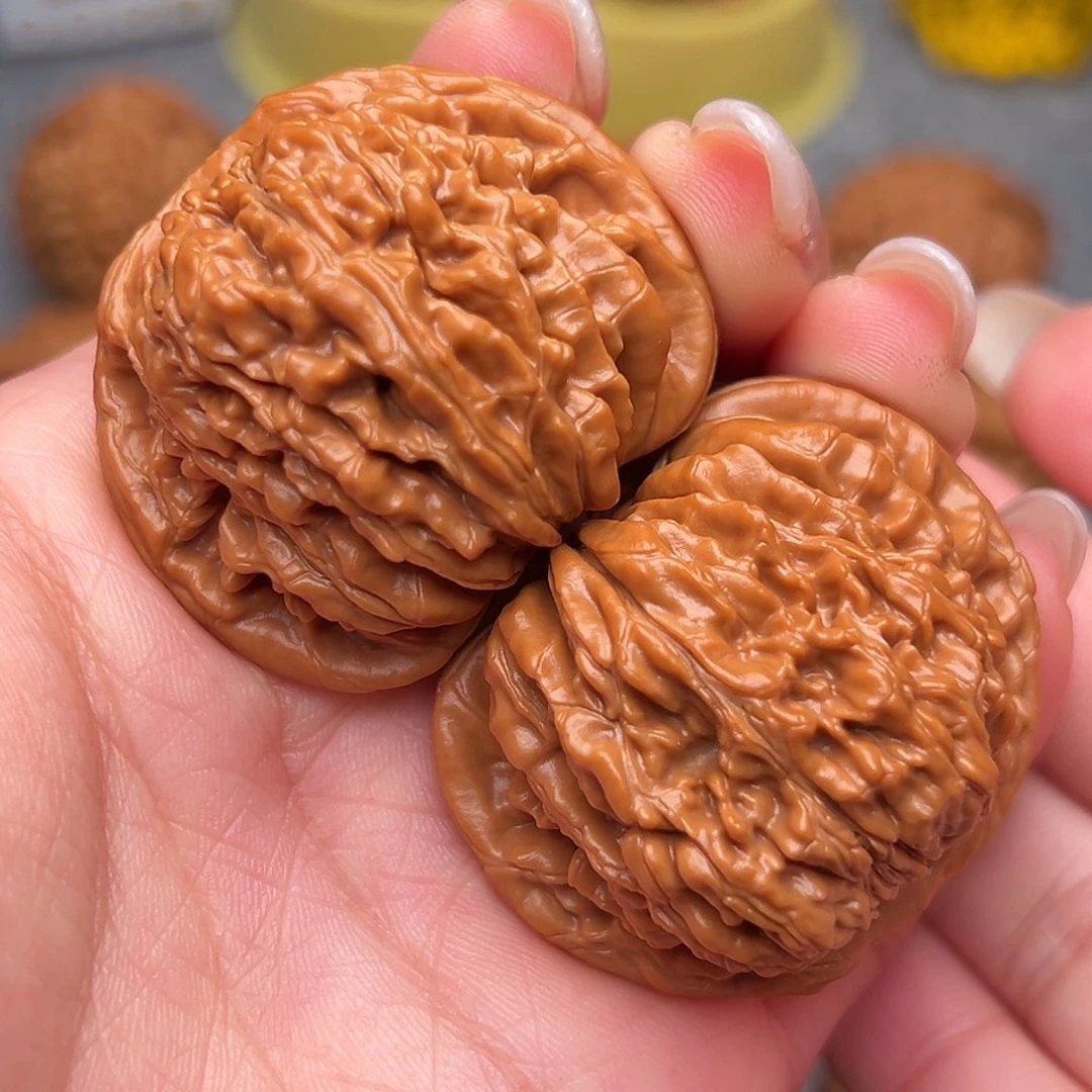 把件文玩核桃毕业红皮满肉汉高楼43全品