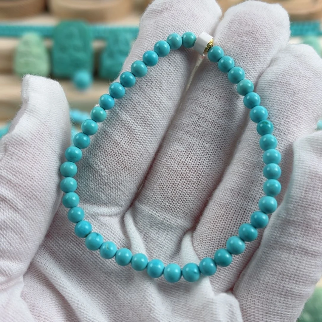 未镶嵌绿松石尺寸4.2mm