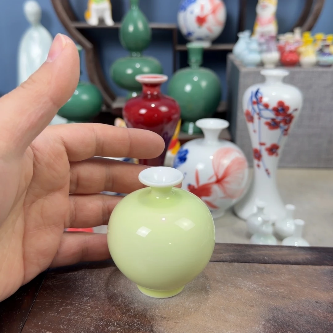 陶瓷手工小花器摆件