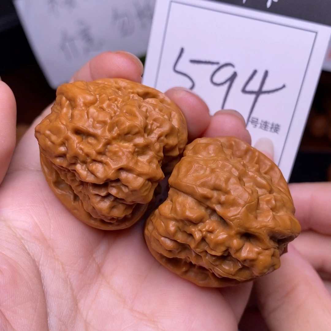 文玩核桃把件594蛤蟆头3.8