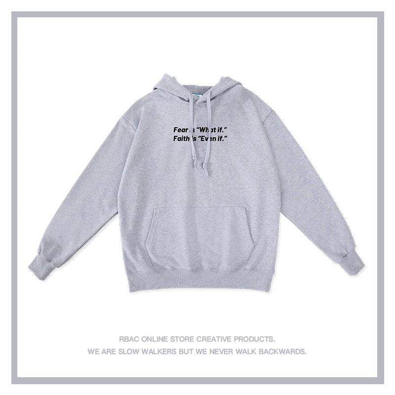 Fear and Faith｜RBAC｜情侣连帽卫衣款爆款圆领套头潮流