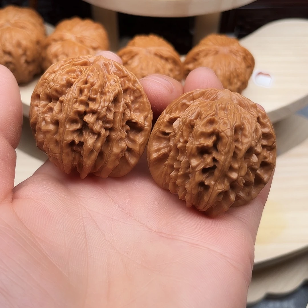 把件文玩核桃四座楼