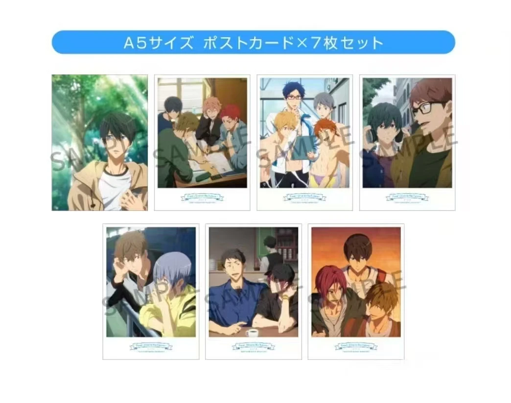 拆包-国现-free！男子游泳部-自由潜入未来明信片