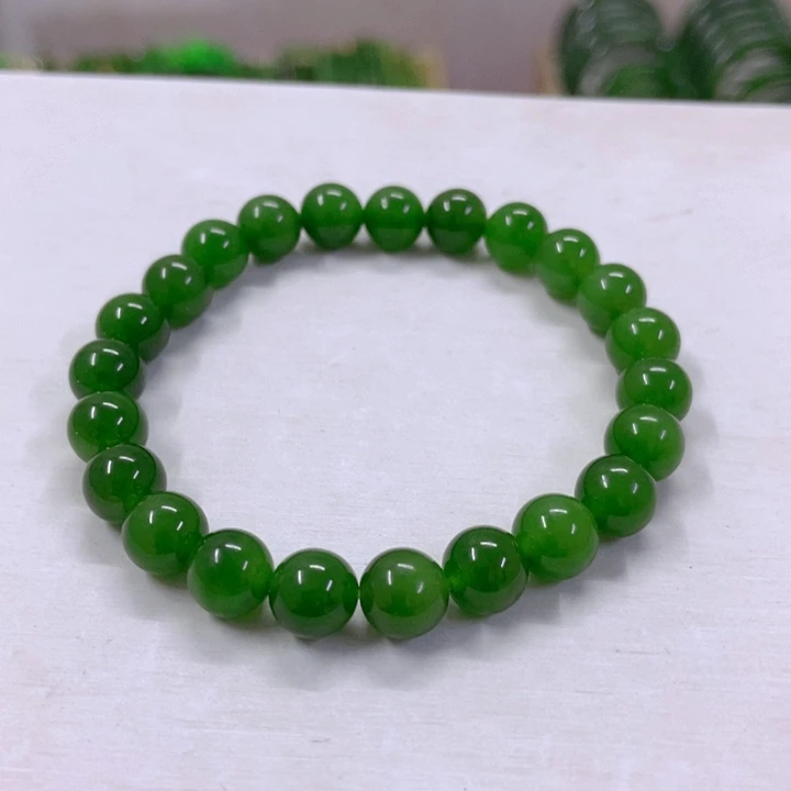 【闪购商品】和田玉（碧玉）手串未镶嵌11