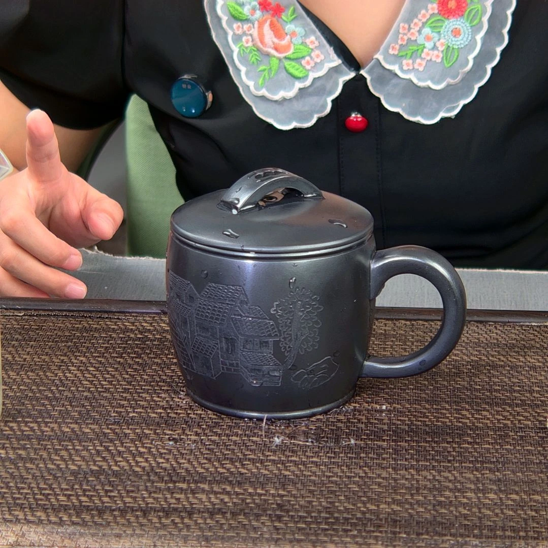 茶杯紫砂高货放漏