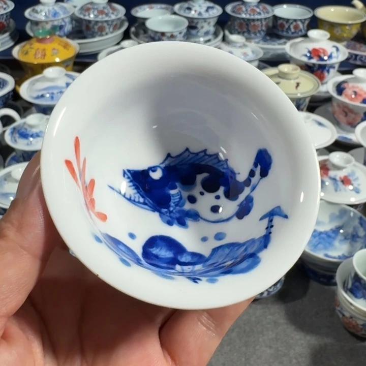 景德镇手工手绘杯