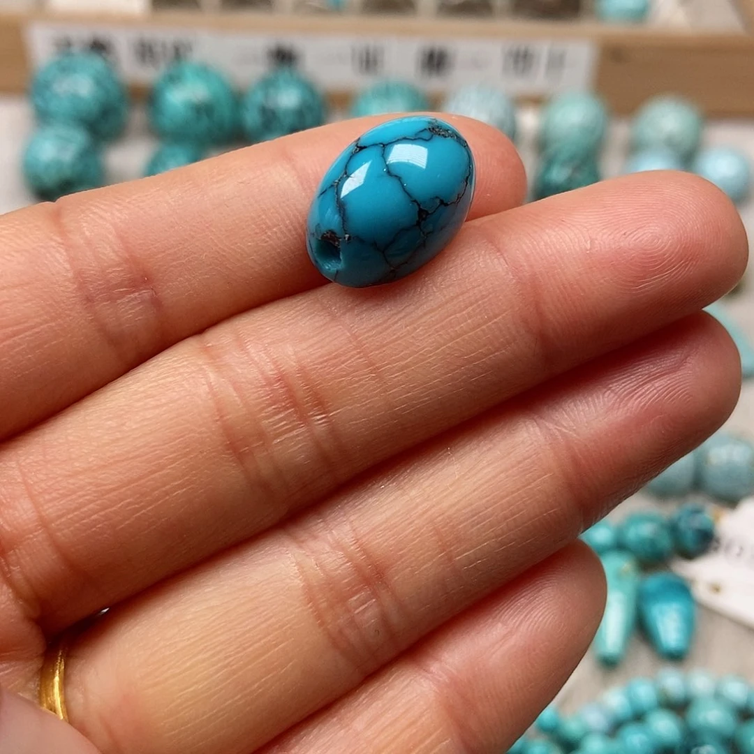 未镶嵌绿松石珠宝半成品