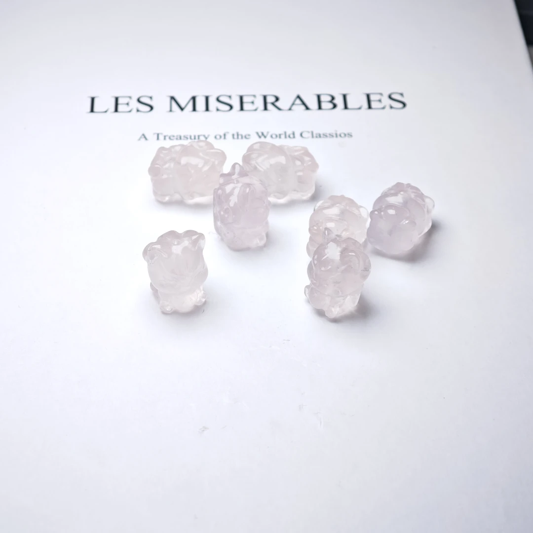 晶匠天然粉水晶凤九单颗 多样性发其一编号-BB4706简约