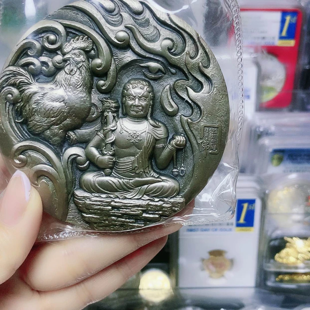 【闪购商品】纯银鸡年380克大银章