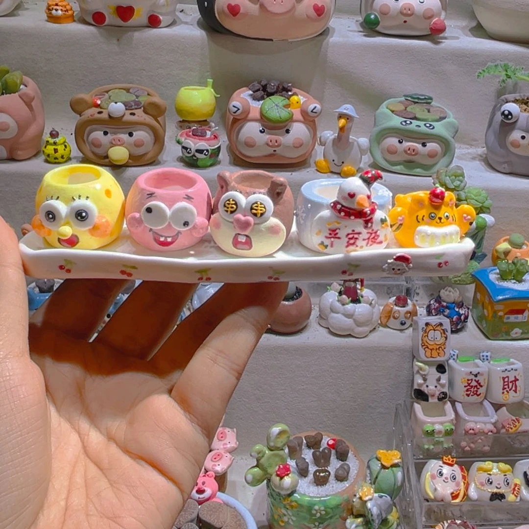 042纯手工制作重工盆盆25一个