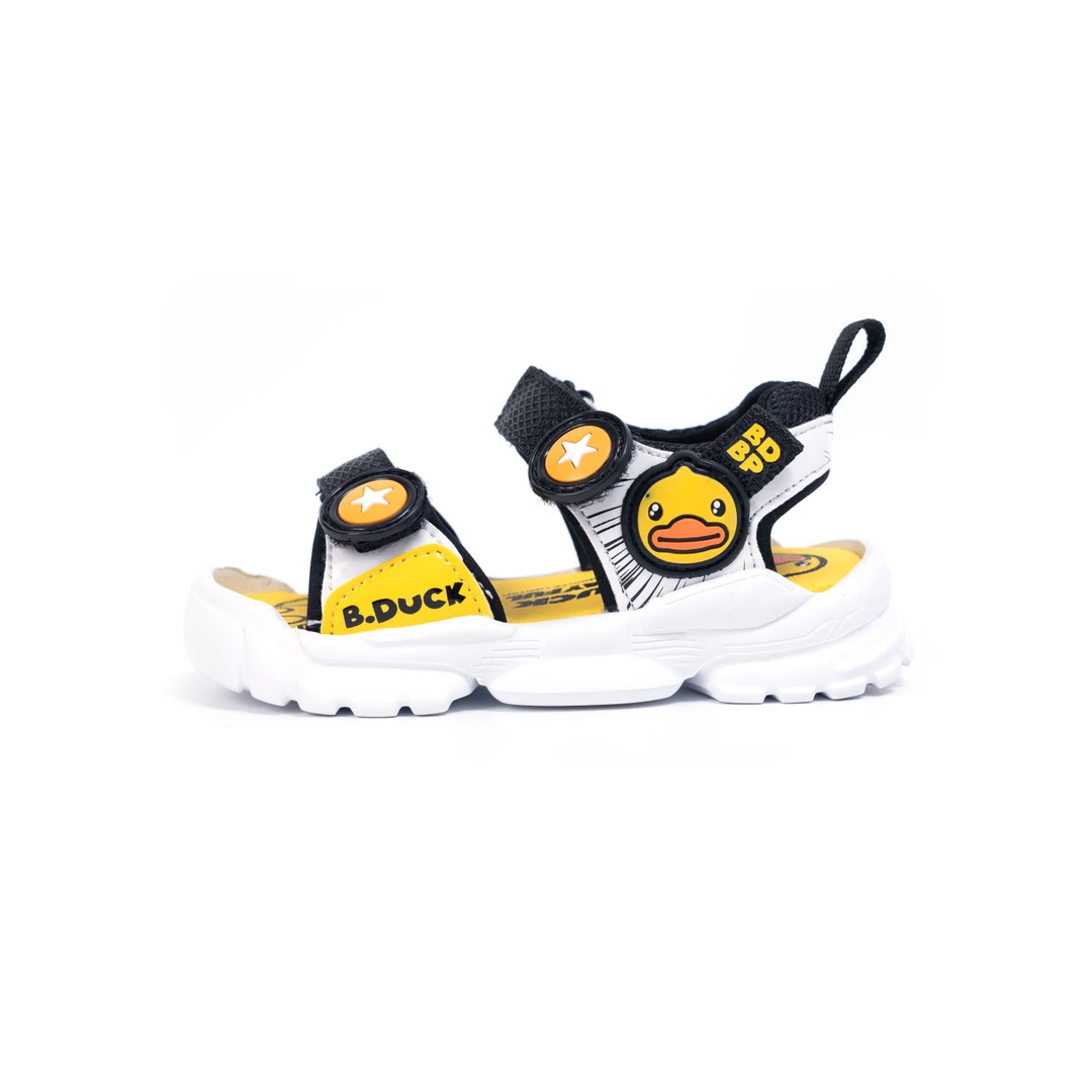B.UCK小黄鸭儿童凉鞋2024夏季新款男童户外防滑轻便运动休闲童鞋