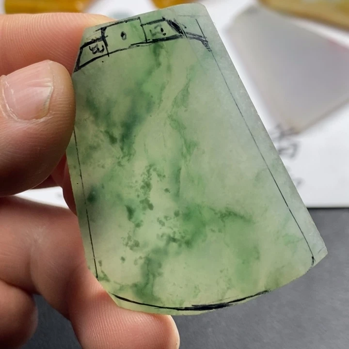 定制翡翠未镶嵌包工