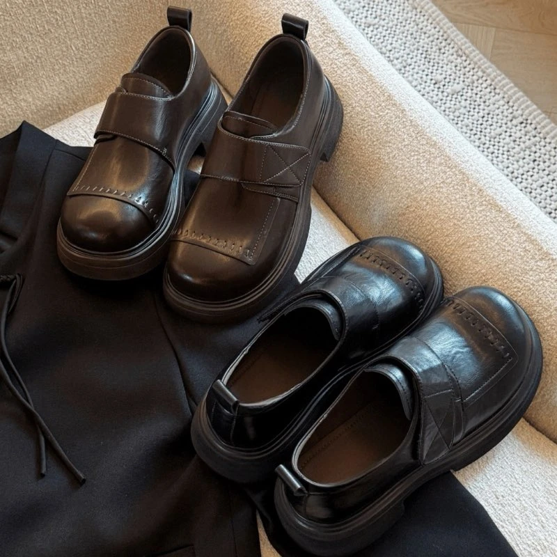 臻藏步履解构乐福鞋皮鞋复古腔调解锁都市摩登密码