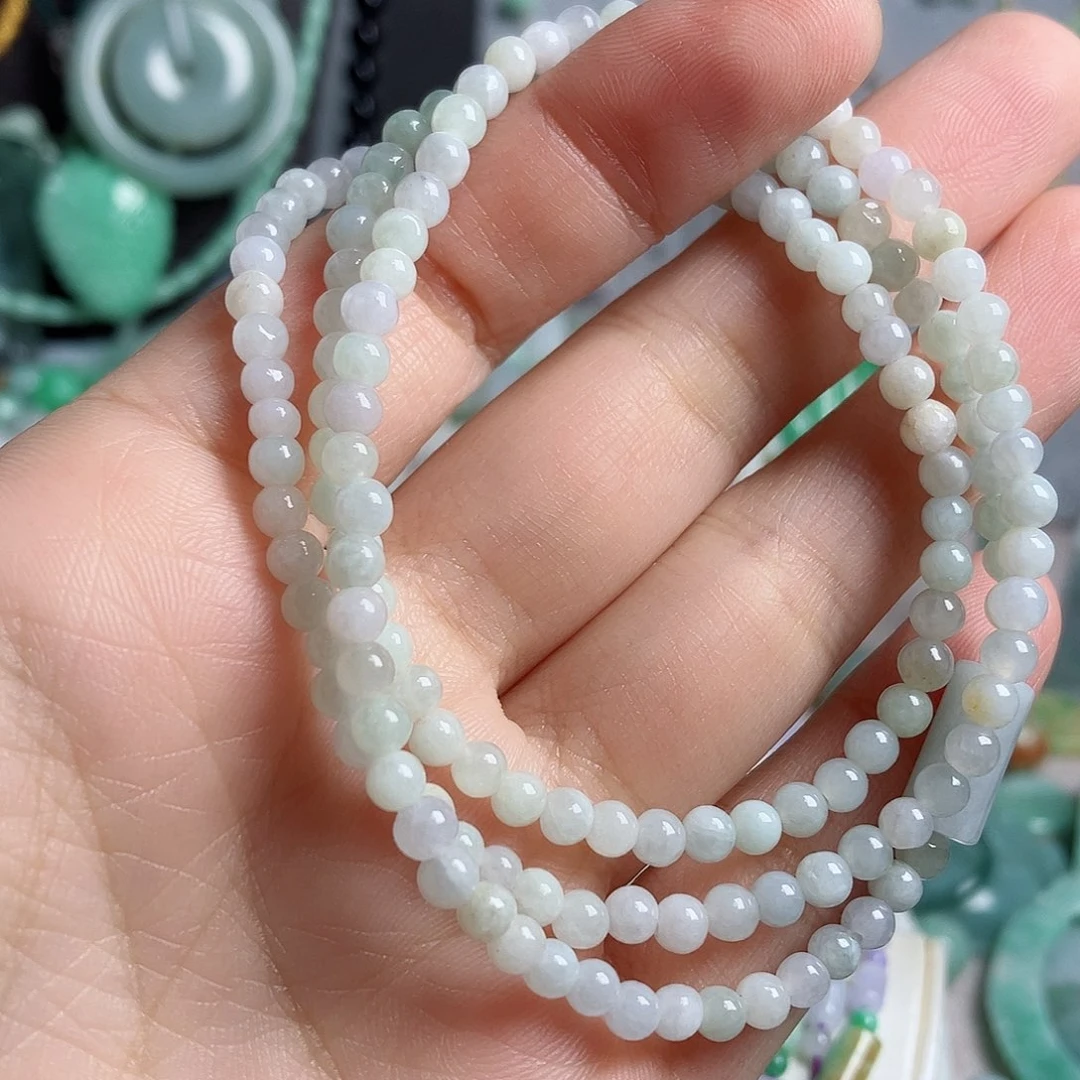 翡翠颈饰未镶嵌项链