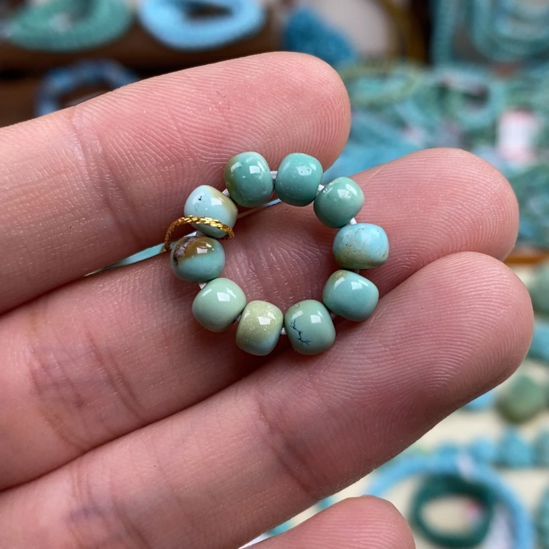 绿松石未镶嵌项链