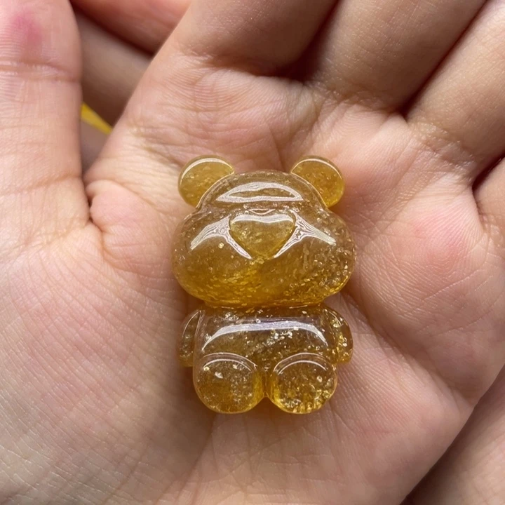 未镶嵌琥珀裸石天然琥珀蜜蜡熊8.9g