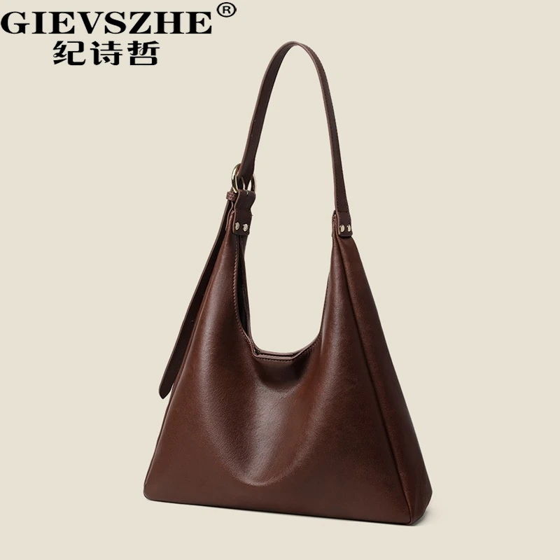 纪诗哲包包女款托特包2025新款单肩包通勤腋下包圣诞礼物送女友