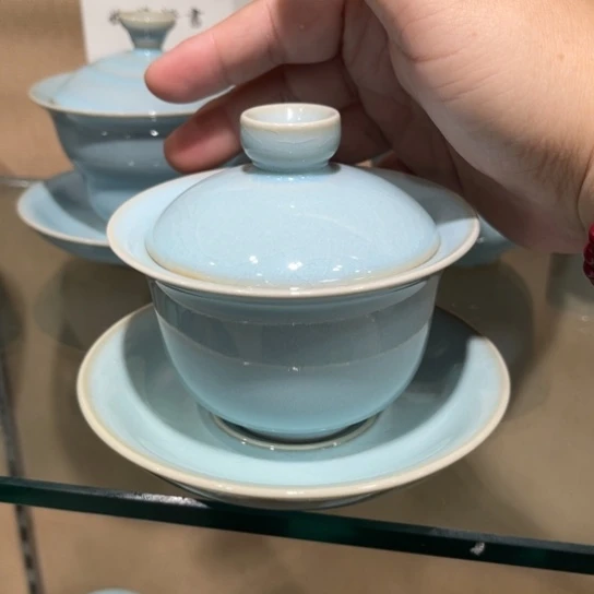 瓷片陶瓷茶具汝瓷茶具