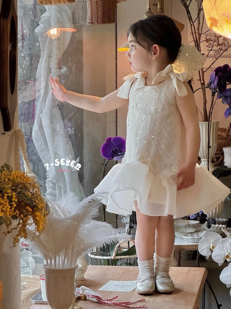 7seven+2025夏～亮片鱼尾裙7682（女童）