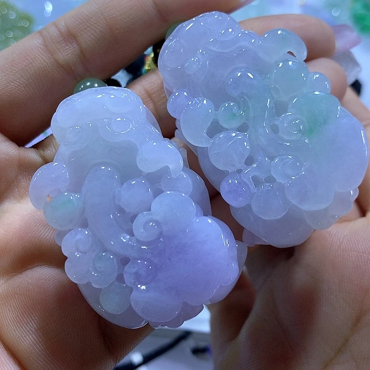 翡翠未镶嵌颈饰天然翡翠A货吊坠