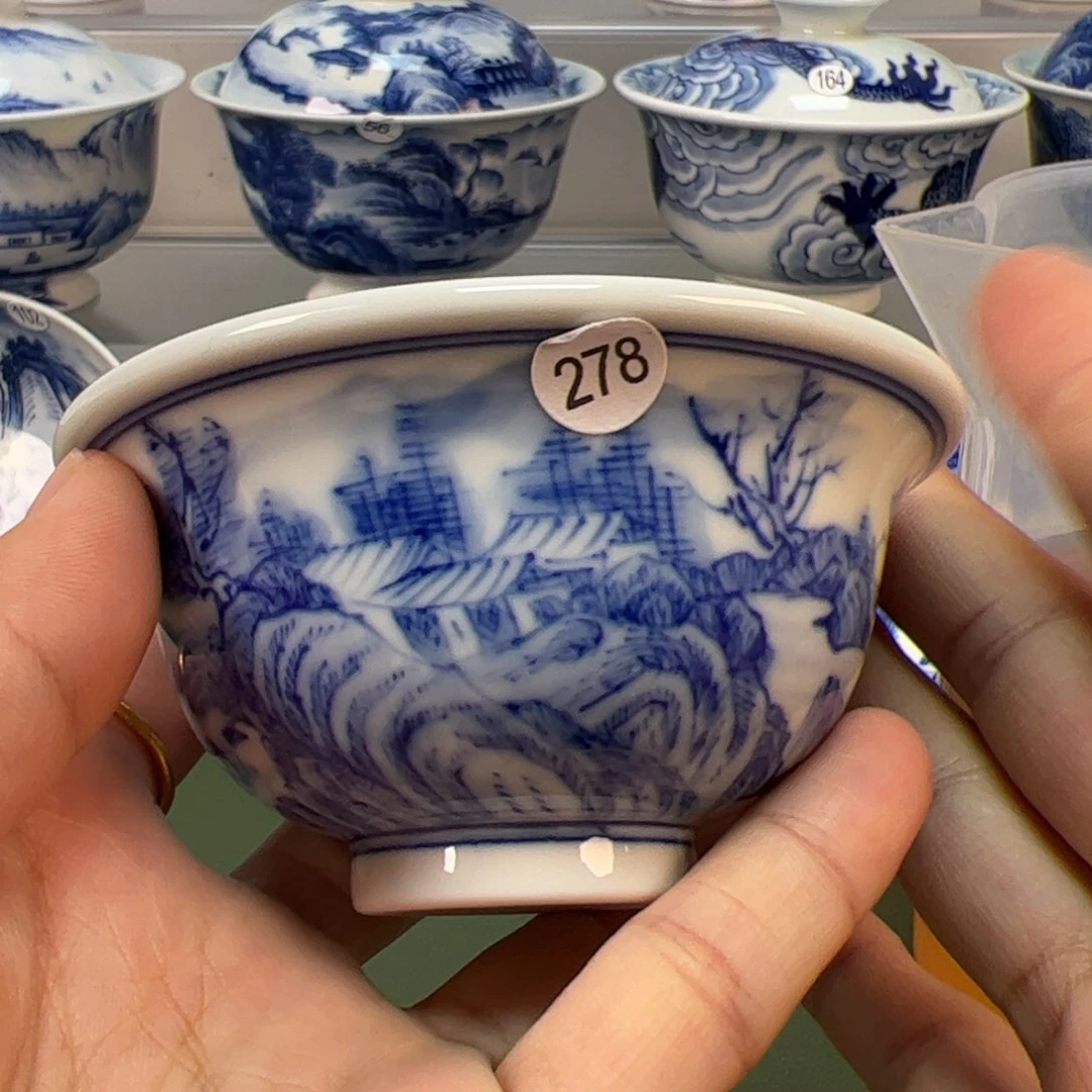 杯木木景德镇纯手绘茶具278