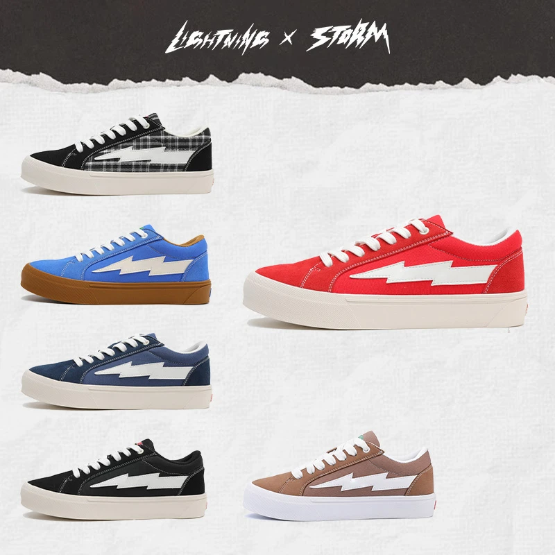 Lightning×storm闪电潮牌休闲鞋LS-ZT06男女同款时尚百搭经典低帮