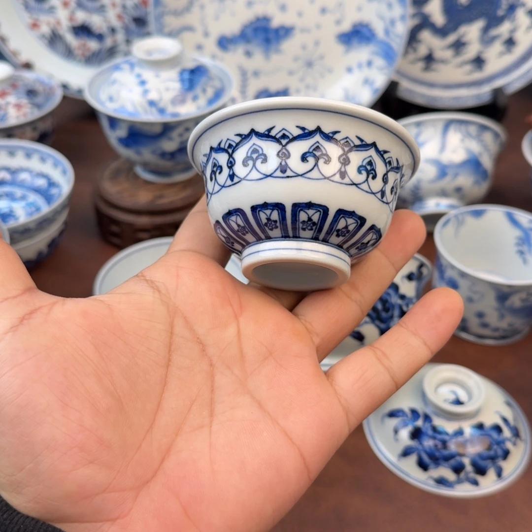 陶摆件宝相小压手