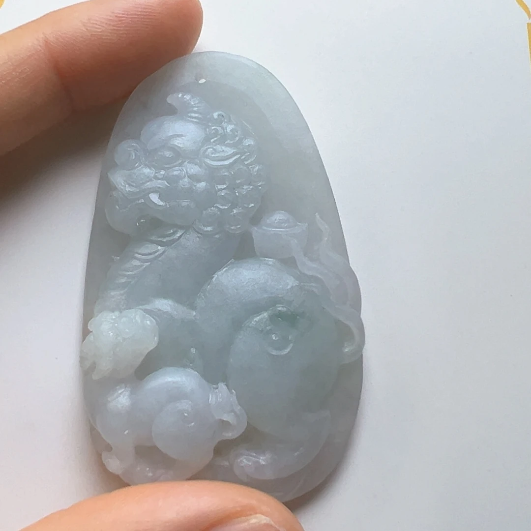 未镶嵌定制翡翠缅甸翡翠A货子母貔恘