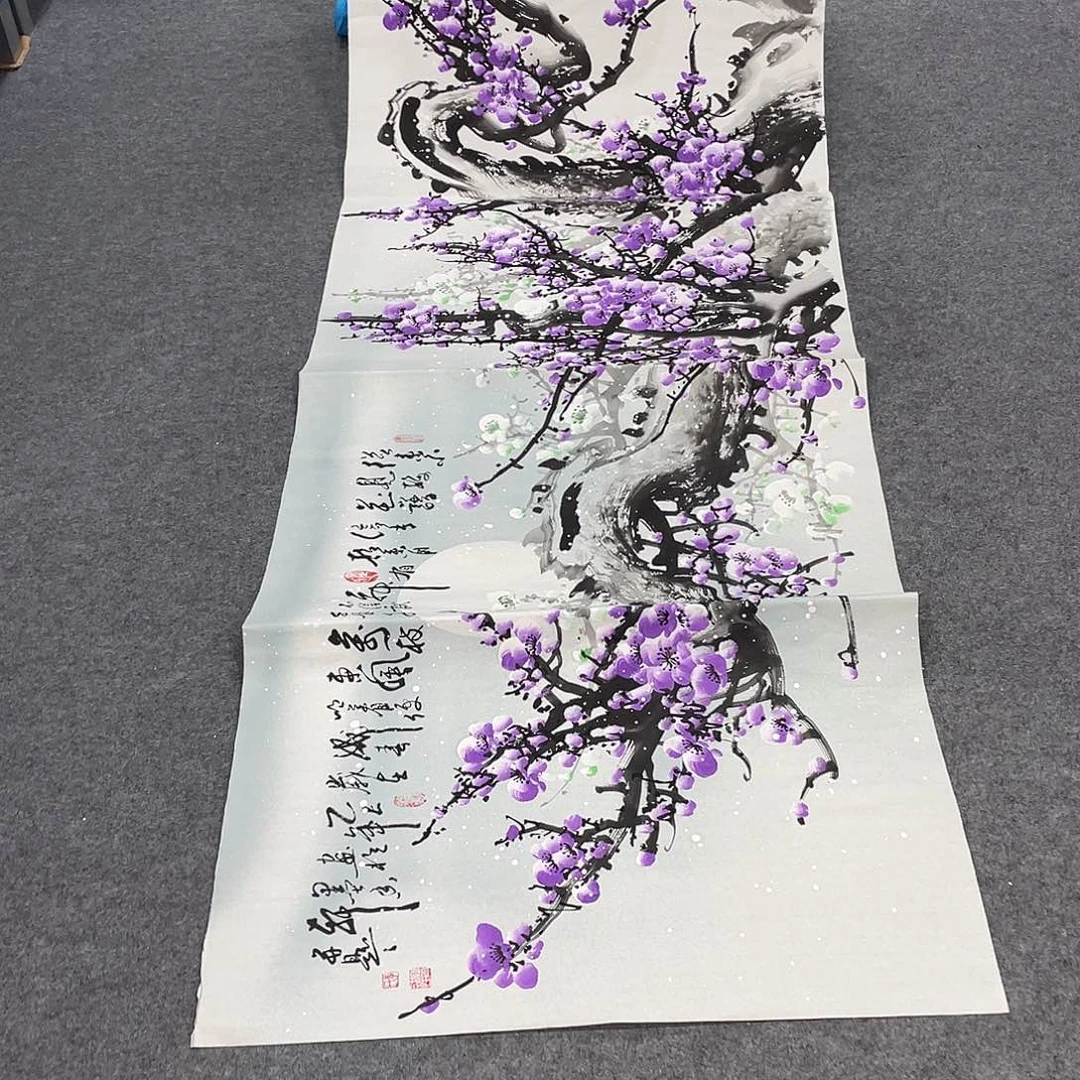 国画今天上午国画作品展示