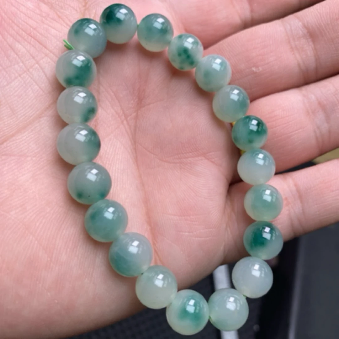 10mm非洲翠精美手串-451