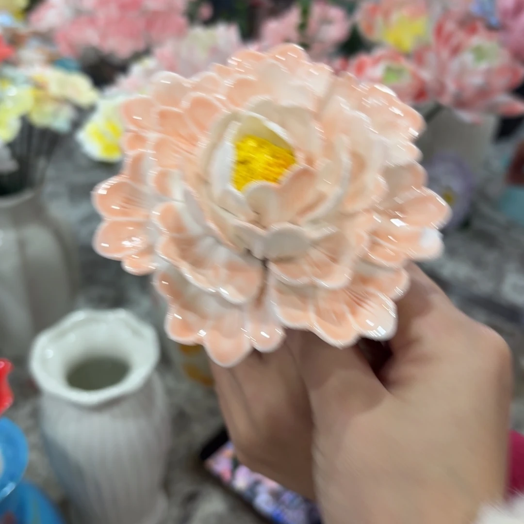 陶瓷花拍满20元发货，爱退款拉黑