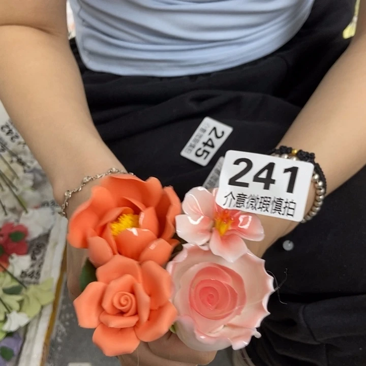 杯手工制作陶瓷花