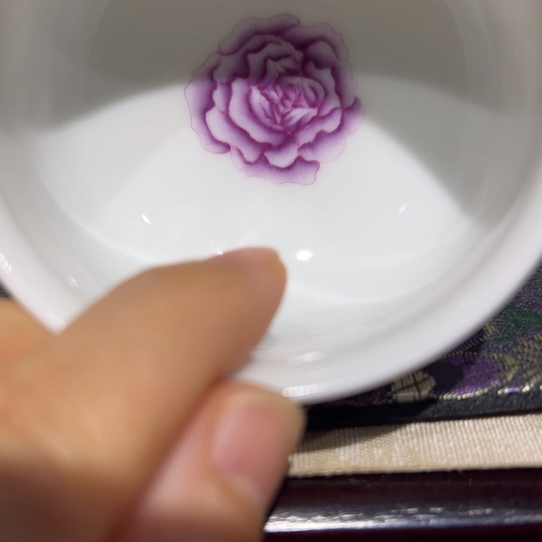 黄***草纯手工手绘 高端茶器