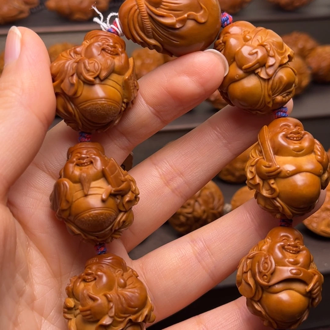 手串/手链橄榄核背**豆