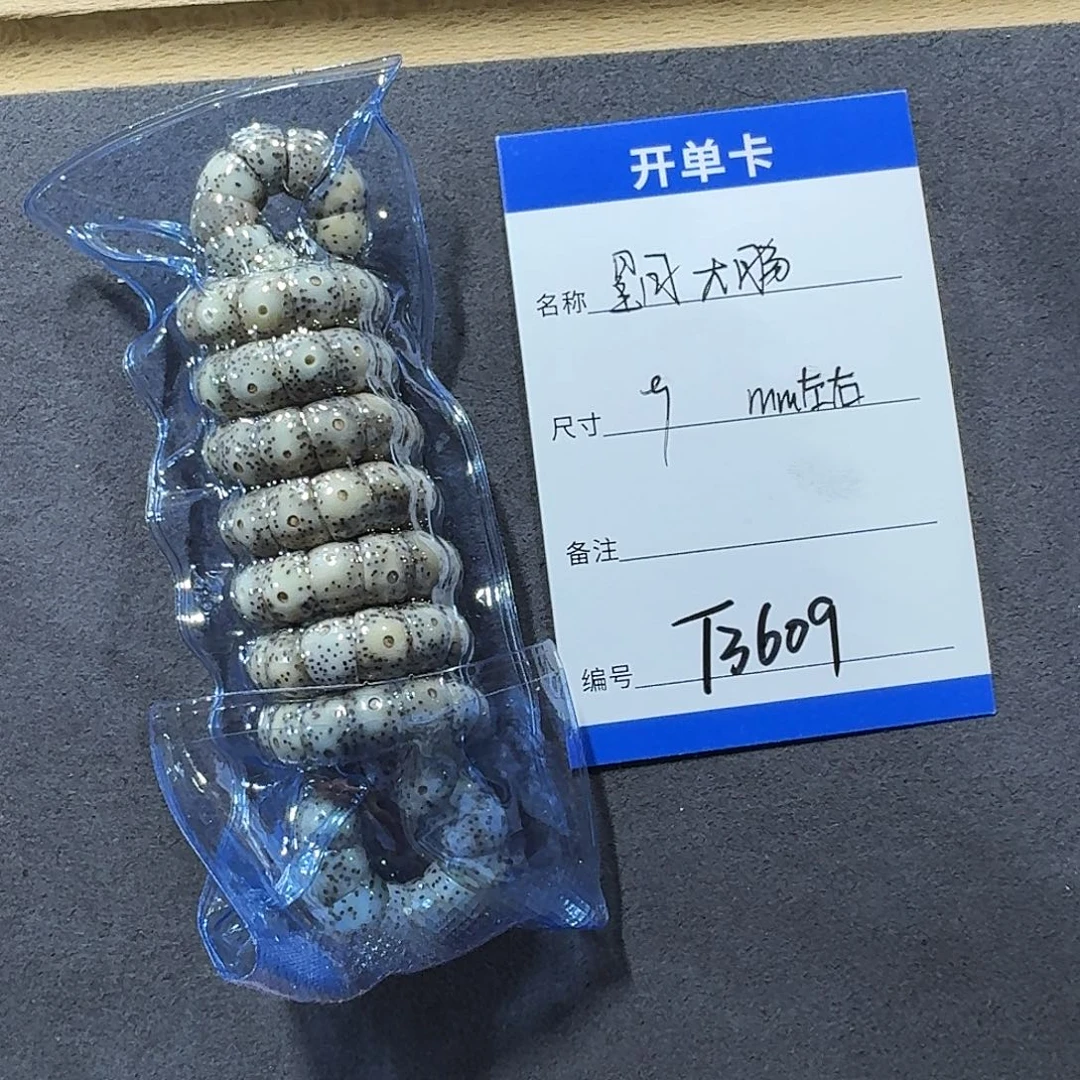 手串星月菩提T3609糯冰大肠9mm左右