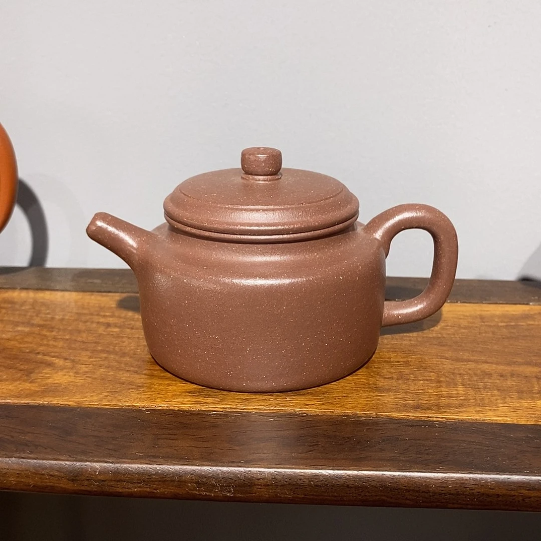 茶壶紫砂请****y全手德钟电窑天青170cc